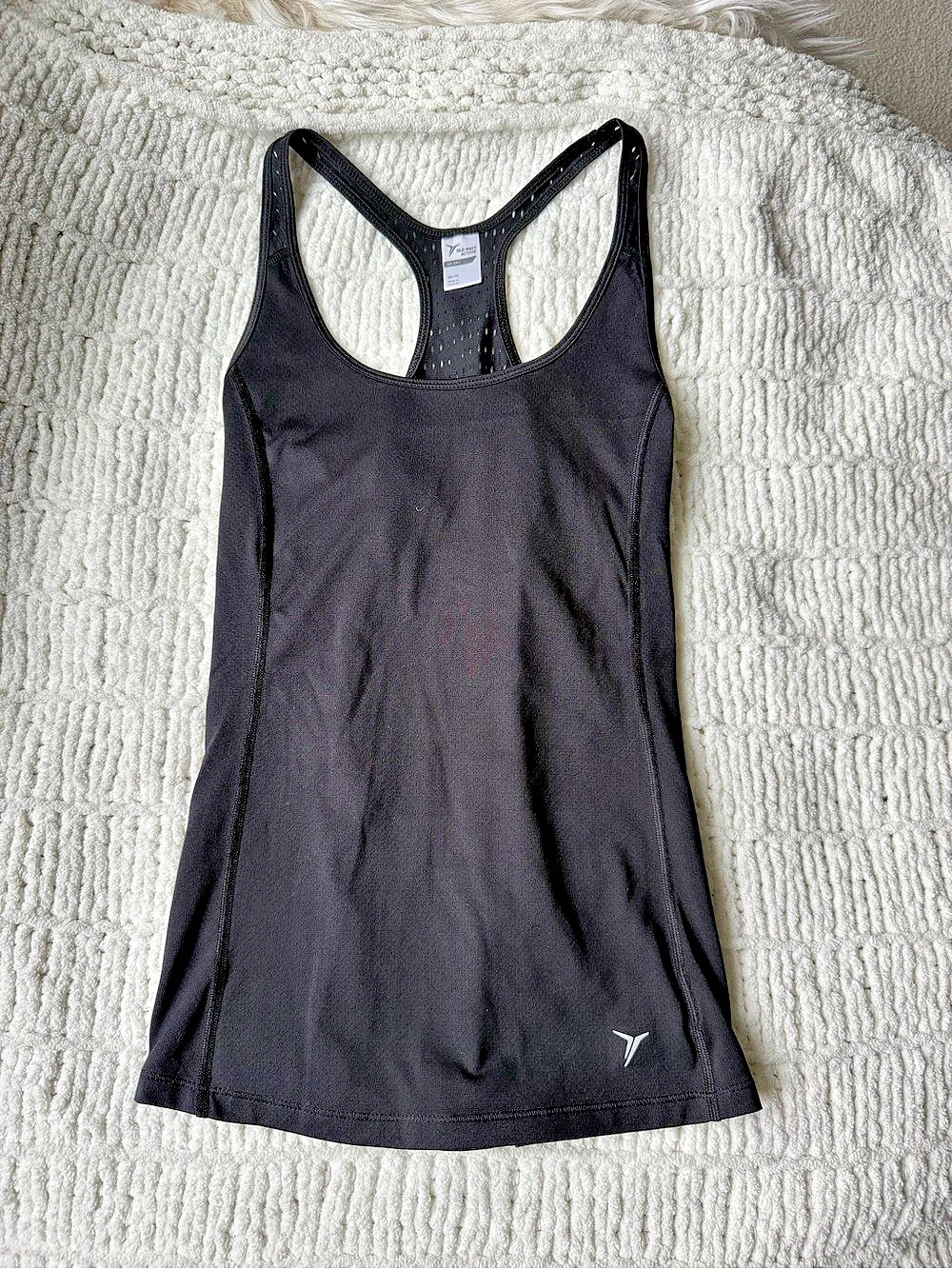 Old Navy Active Black Athletic Tank Top Like New